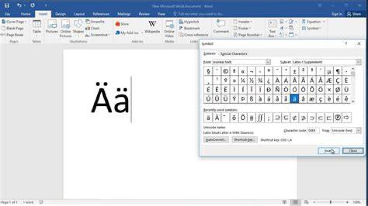 How do you put the two dots above a letter?