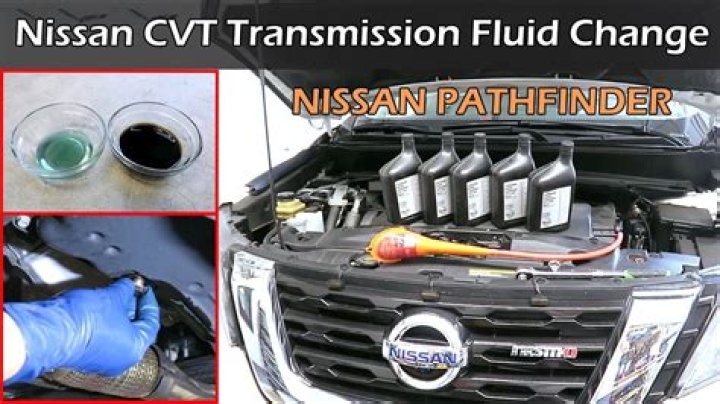 How do you put transmission fluid in a 2005 Nissan Pathfinder?