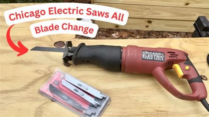How do you remove a broken blade from a reciprocating saw?