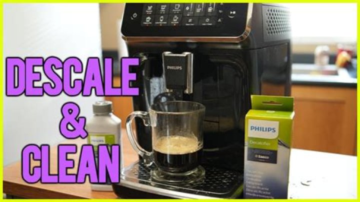How do you remove calcium from espresso machine?