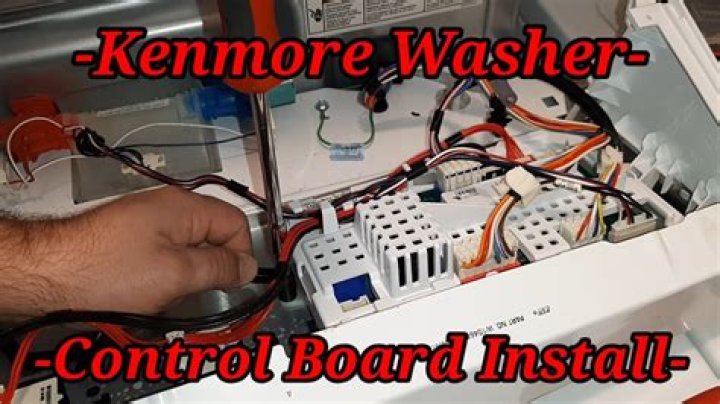 How do you reset the motor on a Kenmore washer?