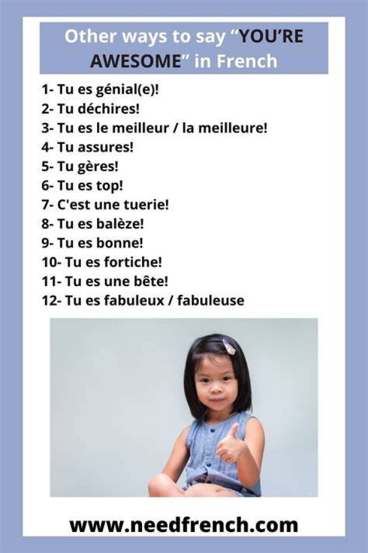 How do you say cool in French slang?