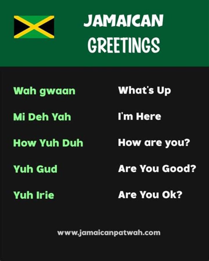 How do you say sweetheart in Jamaican?