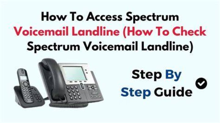 How do you set up voicemail on a landline phone?