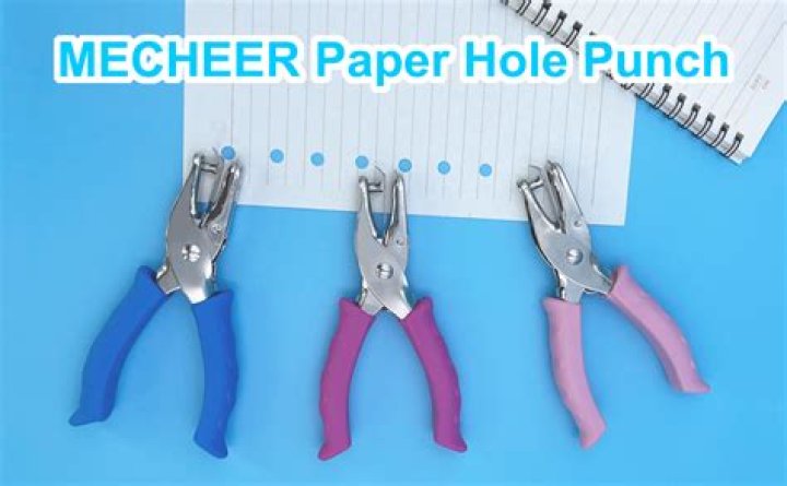 How do you sharpen hole punches?