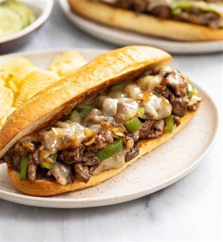 How do you slice beef thin for a cheesesteak?