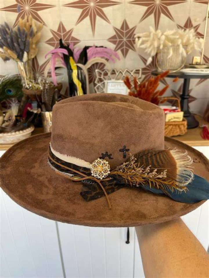 How do you slightly bend a flat brim hat?