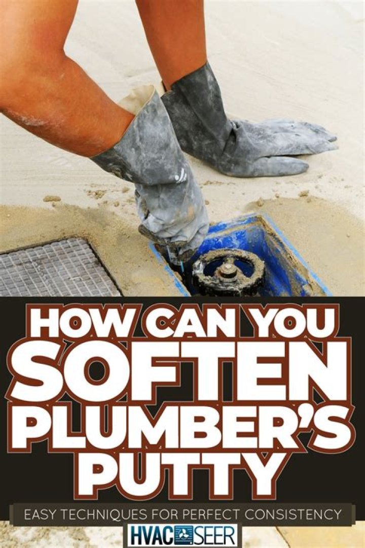 How do you soften hard putty?