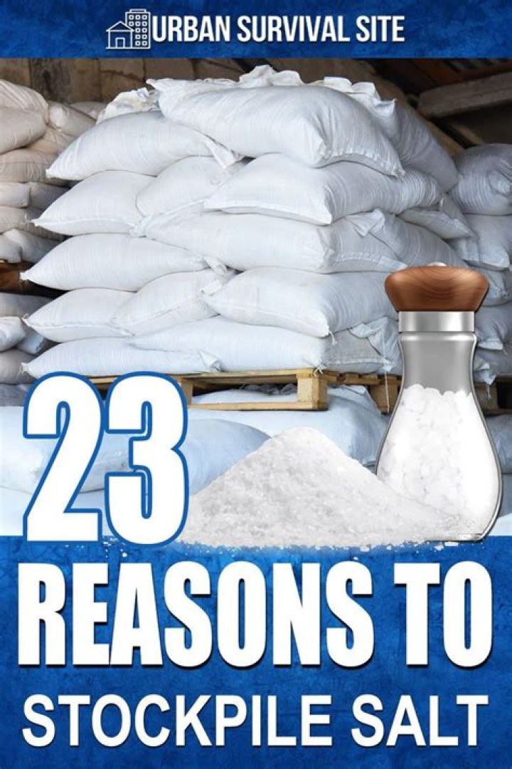 How do you stockpile salt?