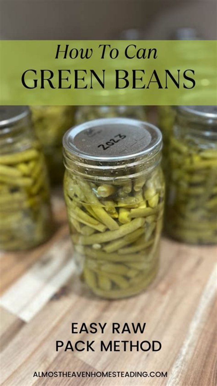 How do you store green beans without a refrigerator?
