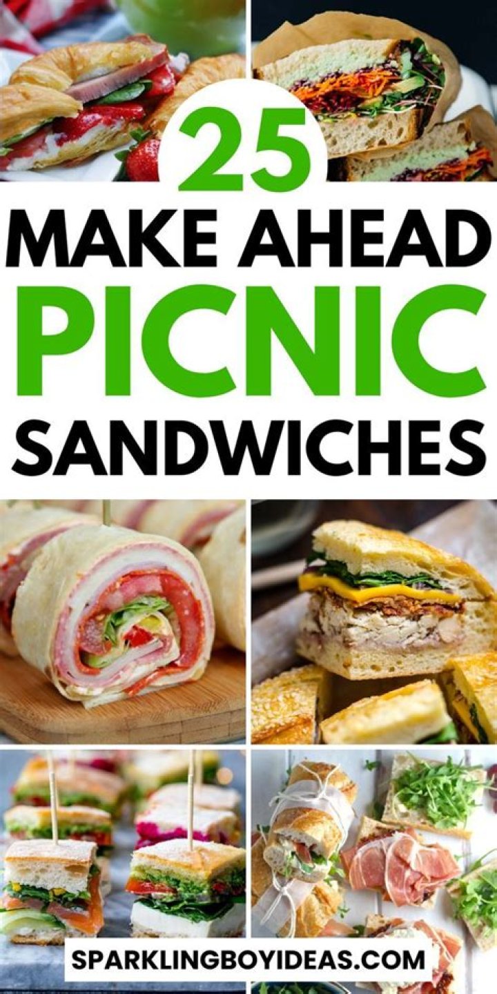 How do you store sandwiches for a picnic?