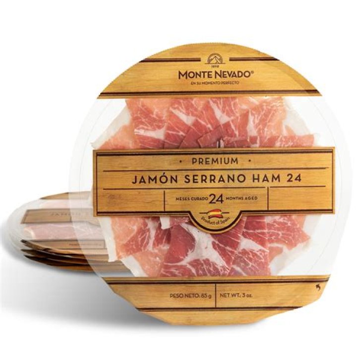 How do you store sliced serrano ham?