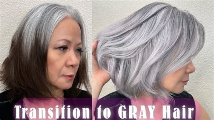 How do you transition from dyed hair to natural GREY?