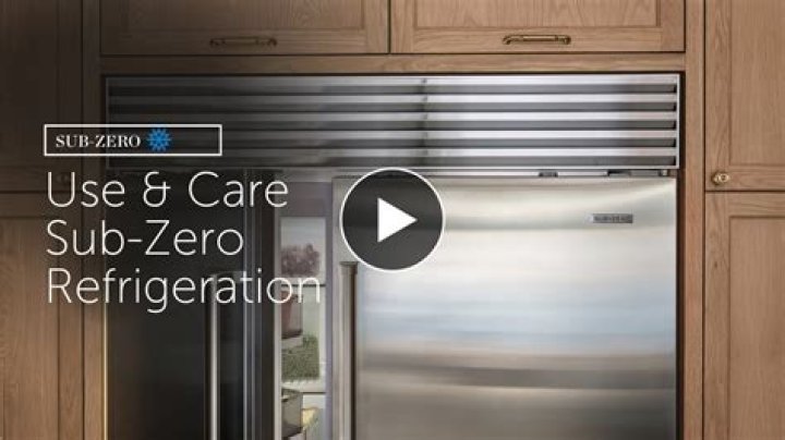 How do you use a Subzero freezer gel?