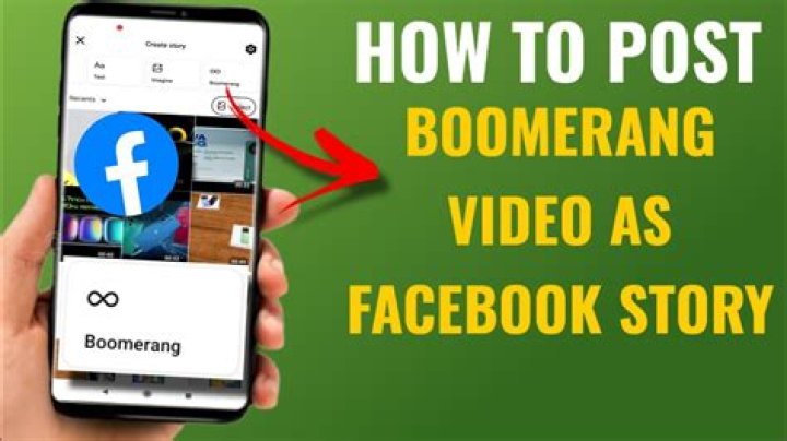 How do you use Boomerang on Facebook?
