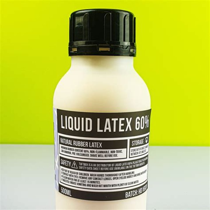 How do you use liquid latex adhesive?