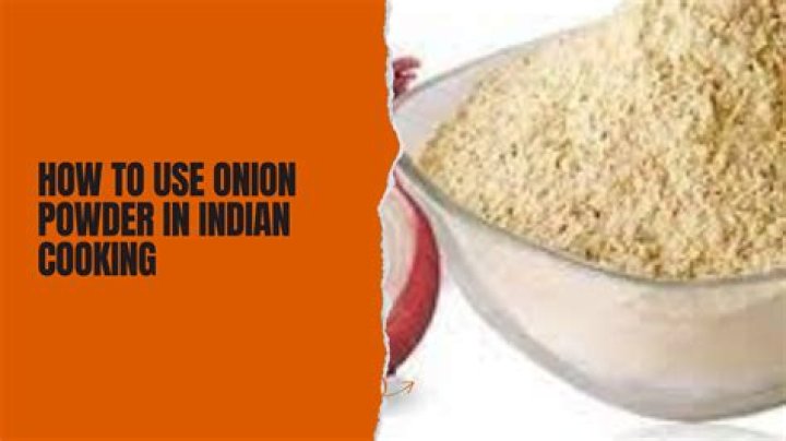 How do you use onion powder?