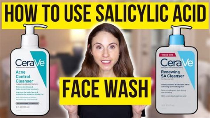 How do you use salicylic acid on your face?