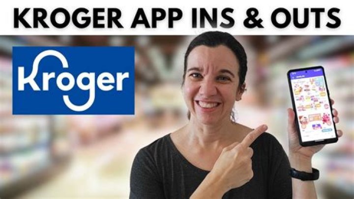 How do you use the Kroger app?