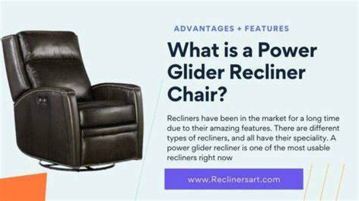 How does a glider recliner work?