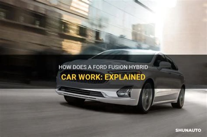 How does the Ford Fusion plug in hybrid work?