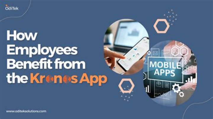 How does the Kronos app work?