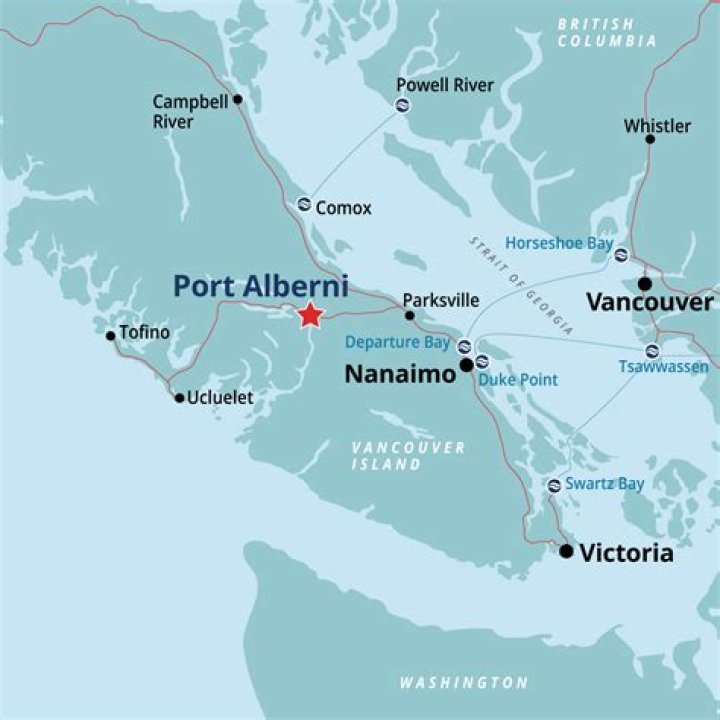 How far is Port Alberni from Victoria?
