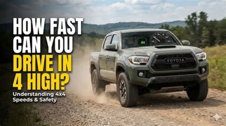 How fast can you drive in 4HI?