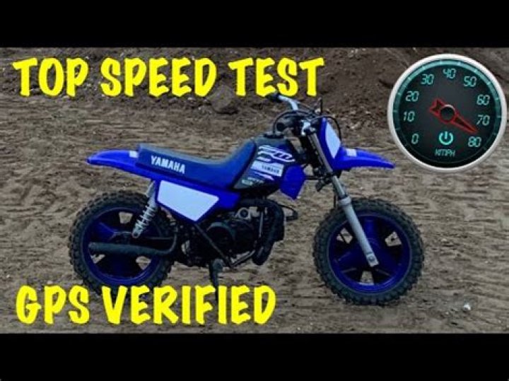 How fast does a Yamaha pw50 go?