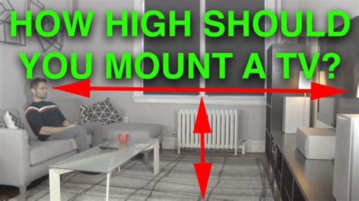 How high is too high to mount a TV?