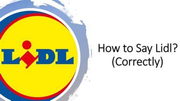 How is Lidl pronounced?