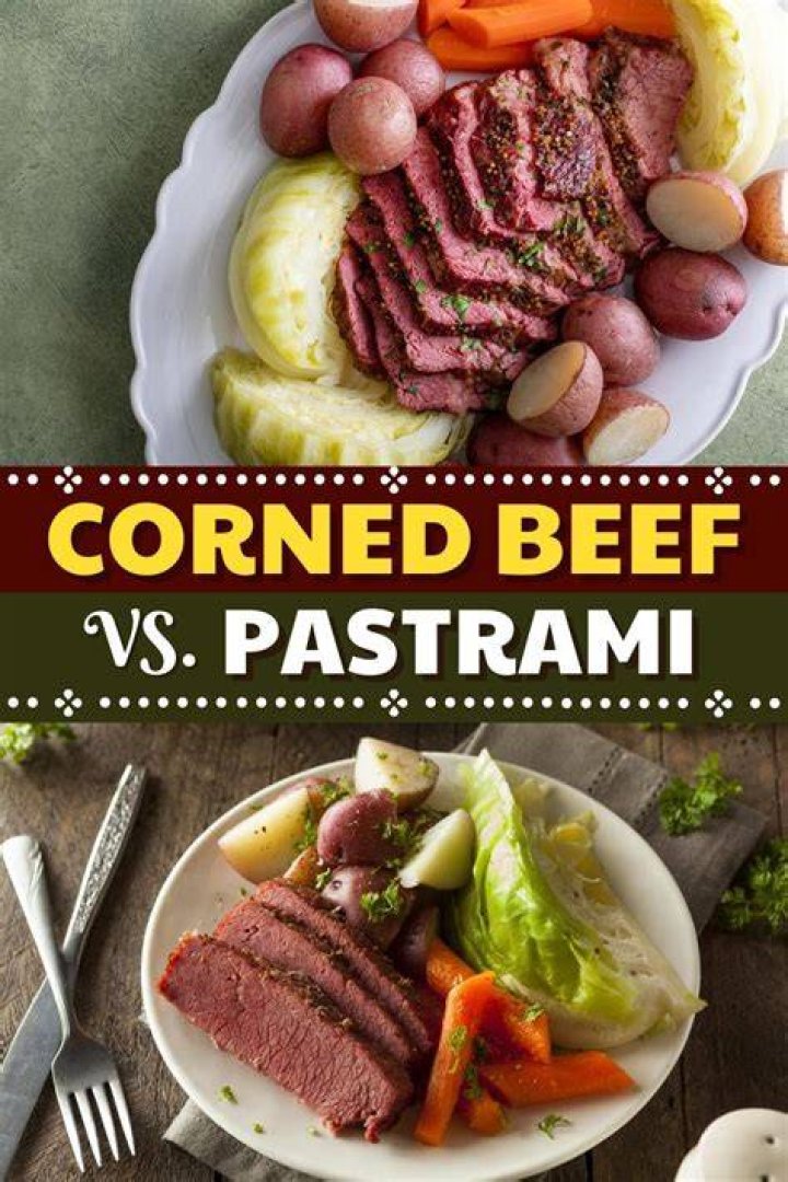 How is pastrami different from corned beef?