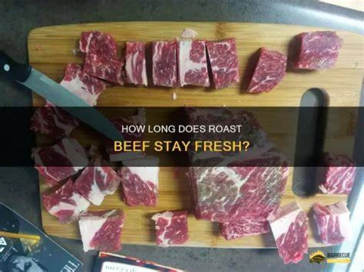 How long before roast beef goes bad?