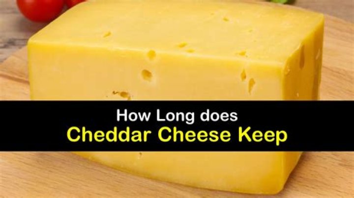 How long can Cheddar be aged?