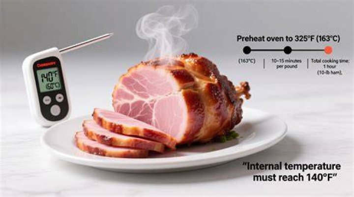 How long can cooked ham stay out of fridge?