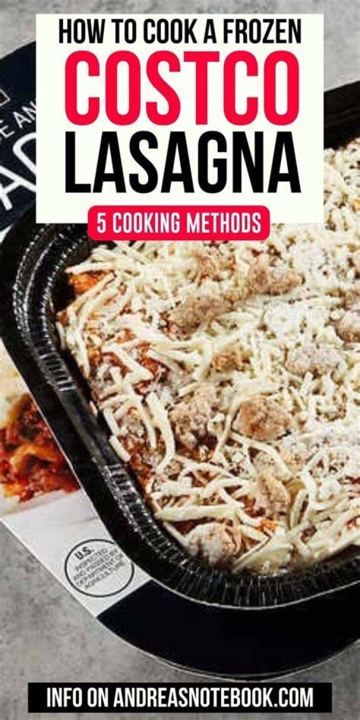 How long do you cook Costco lasagna?