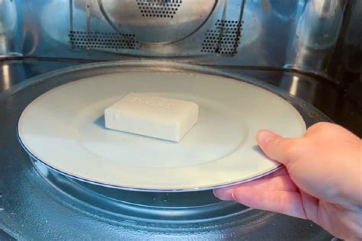 How long do you microwave soap?