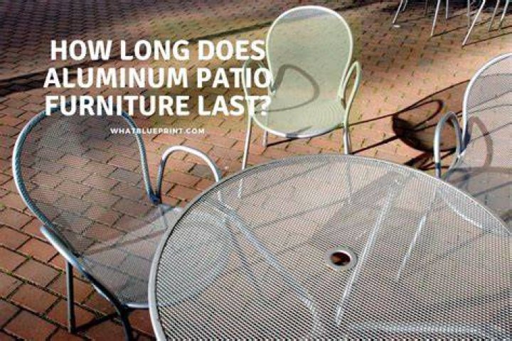 How long does aluminum patio furniture last?