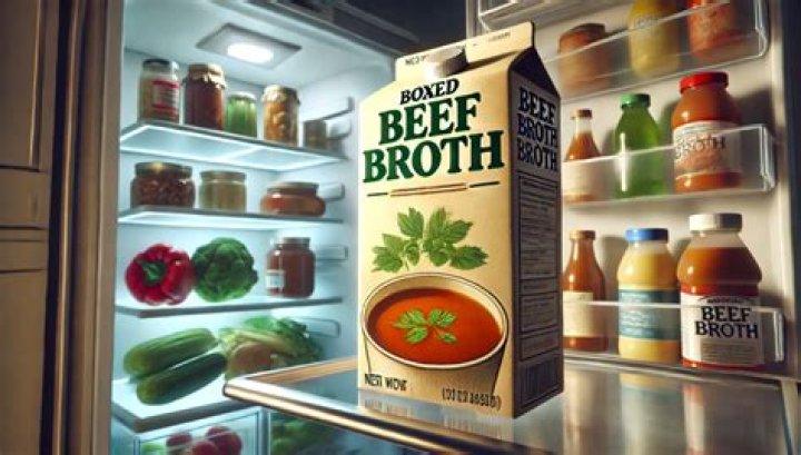 How long does boxed beef broth last in the fridge?