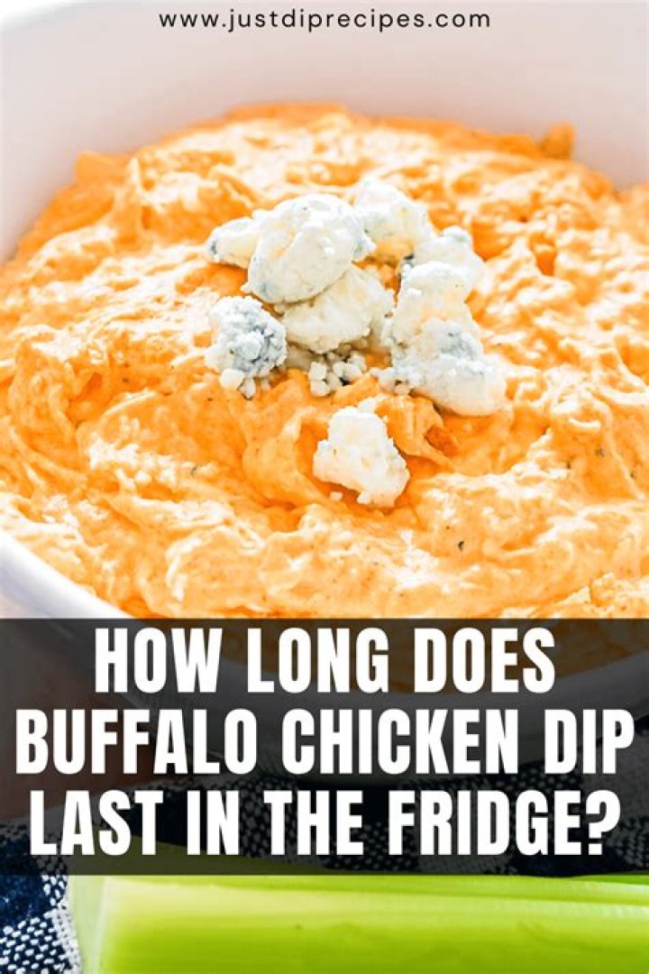 How long does Buffalo Chicken Dip last in the fridge?