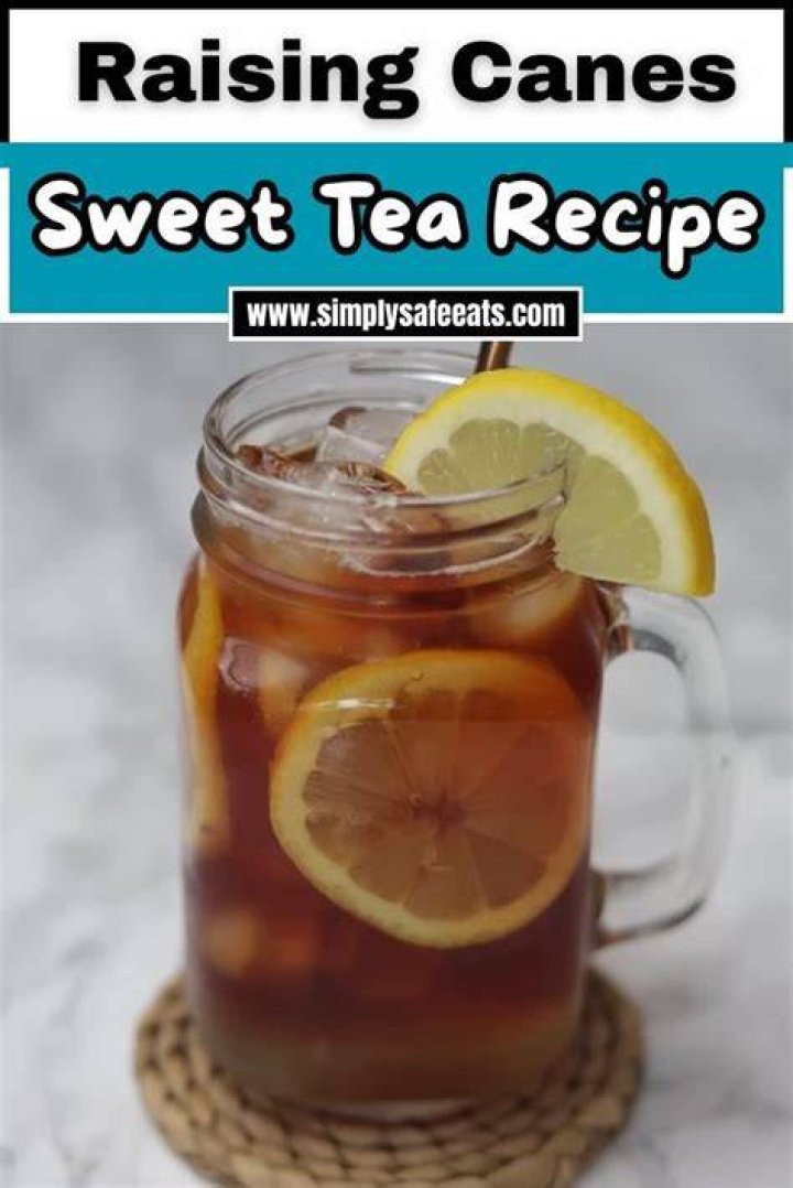 How long does canes sweet tea last?