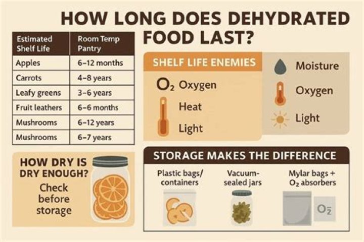 How long does dehydrated ham last?