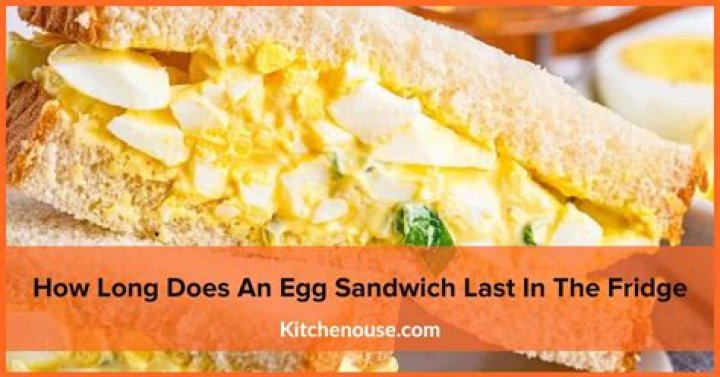 How long does egg sandwich spread last?
