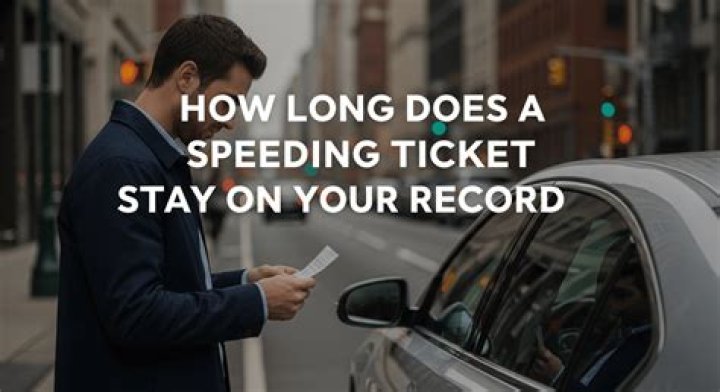 How long does it take for a speeding ticket to come off your record in Texas?