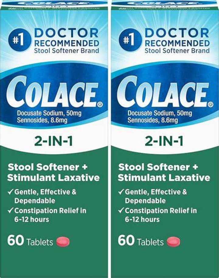How long does it take for Colace 2 in 1 to work?