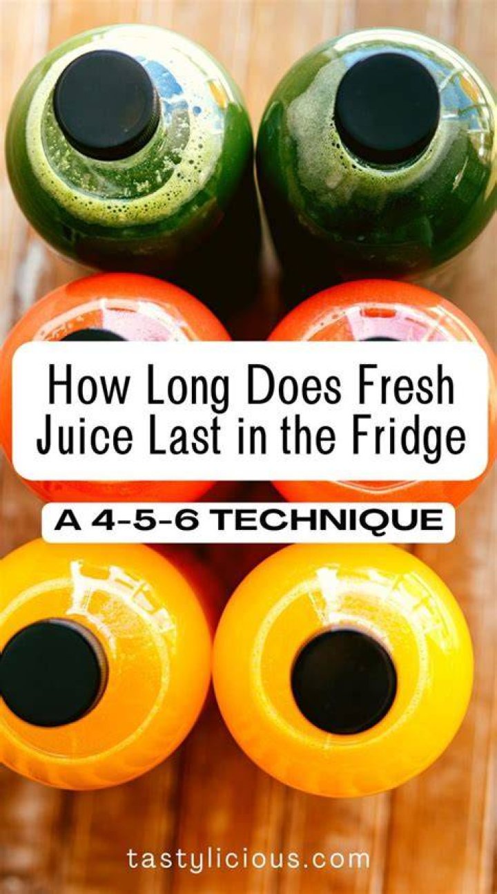 How long does opened v8 juice last?