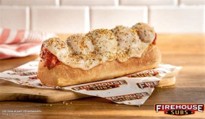 How long is a large sub at Firehouse Subs?