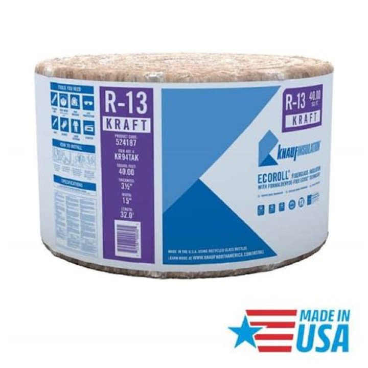 How long is a roll of r13 insulation?