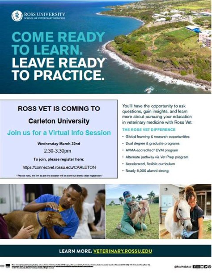 How long is Ross University vet school?