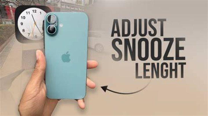How long is snooze on iPhone?